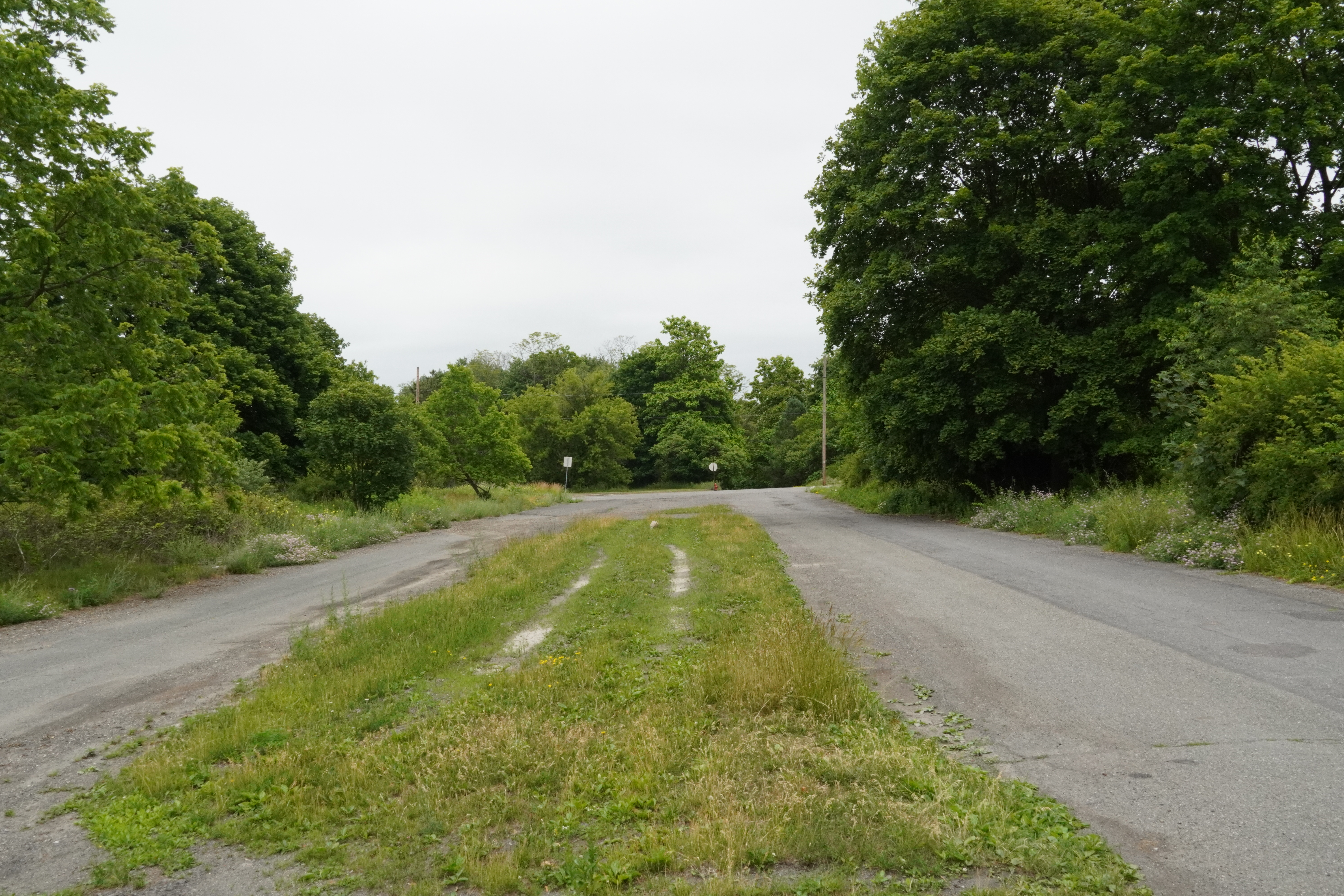 An abandoned road in Centralia.
