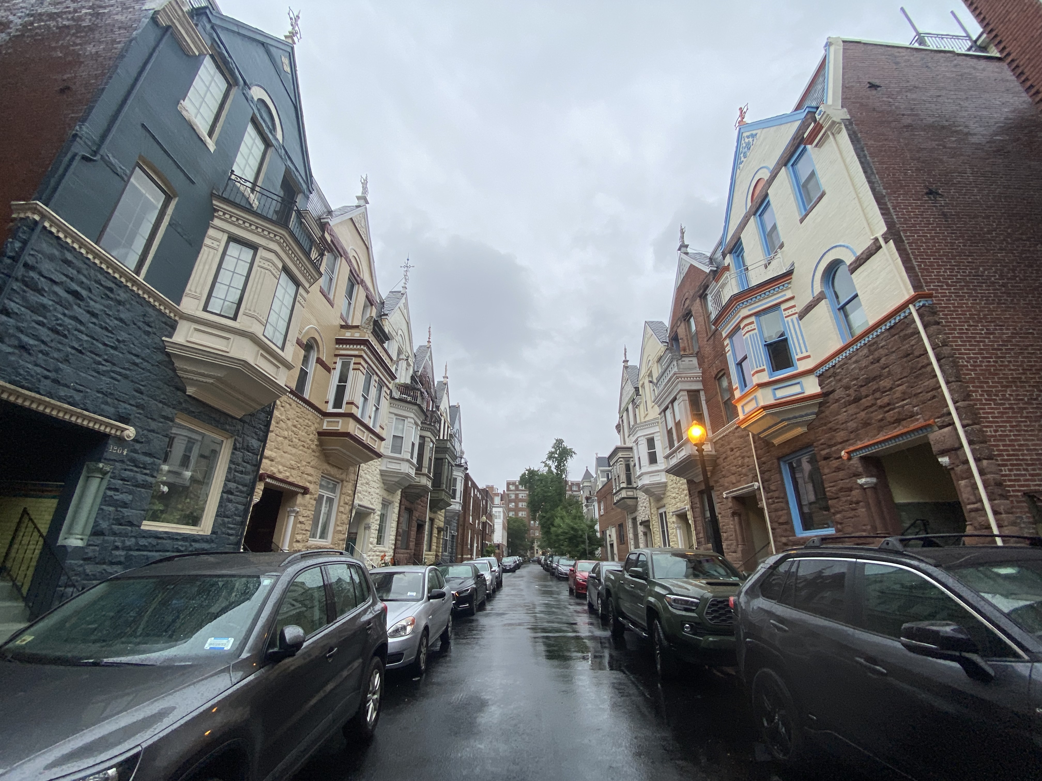 Residential rowhomes in DC.