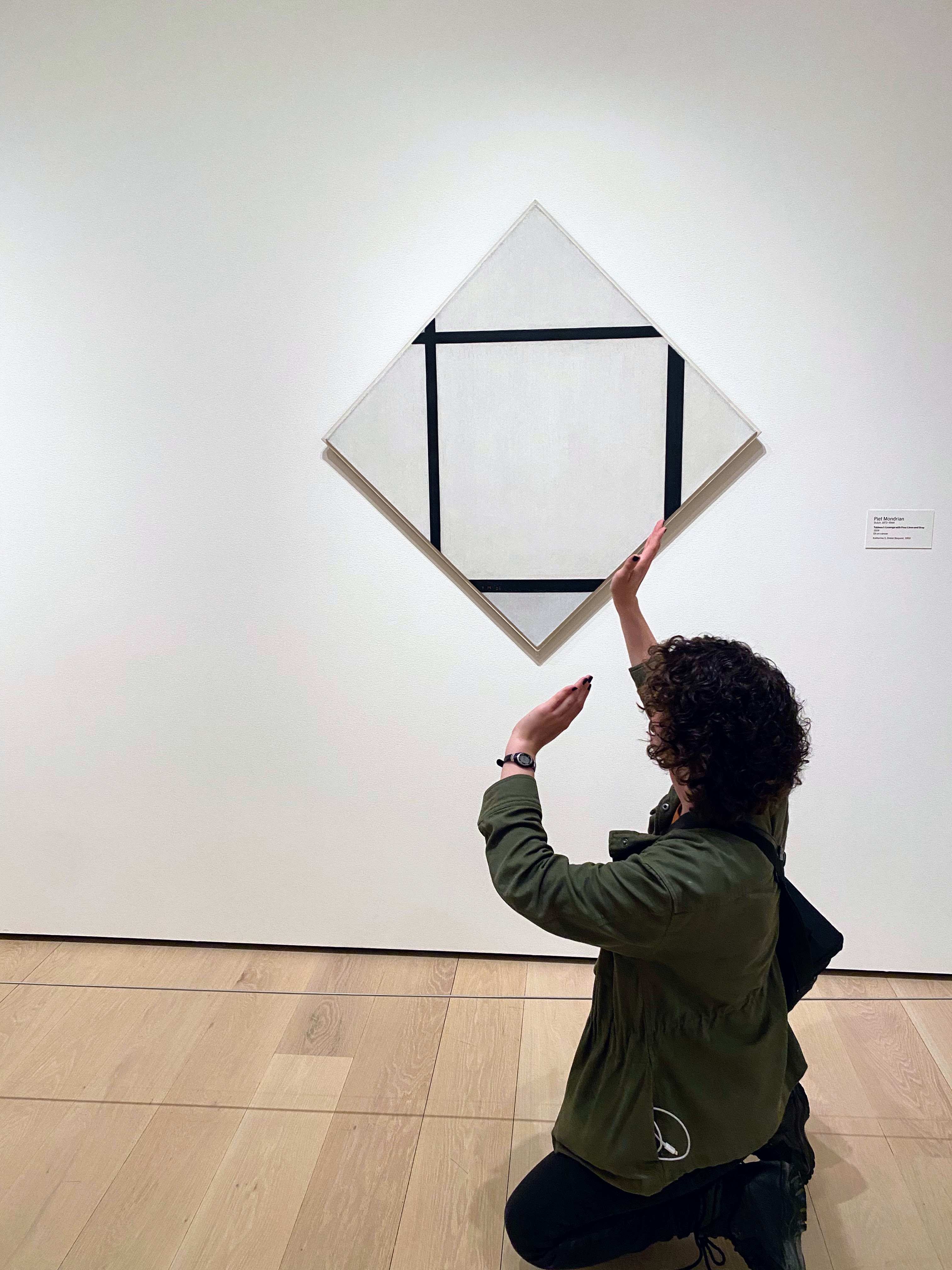 Emily at MOMA.