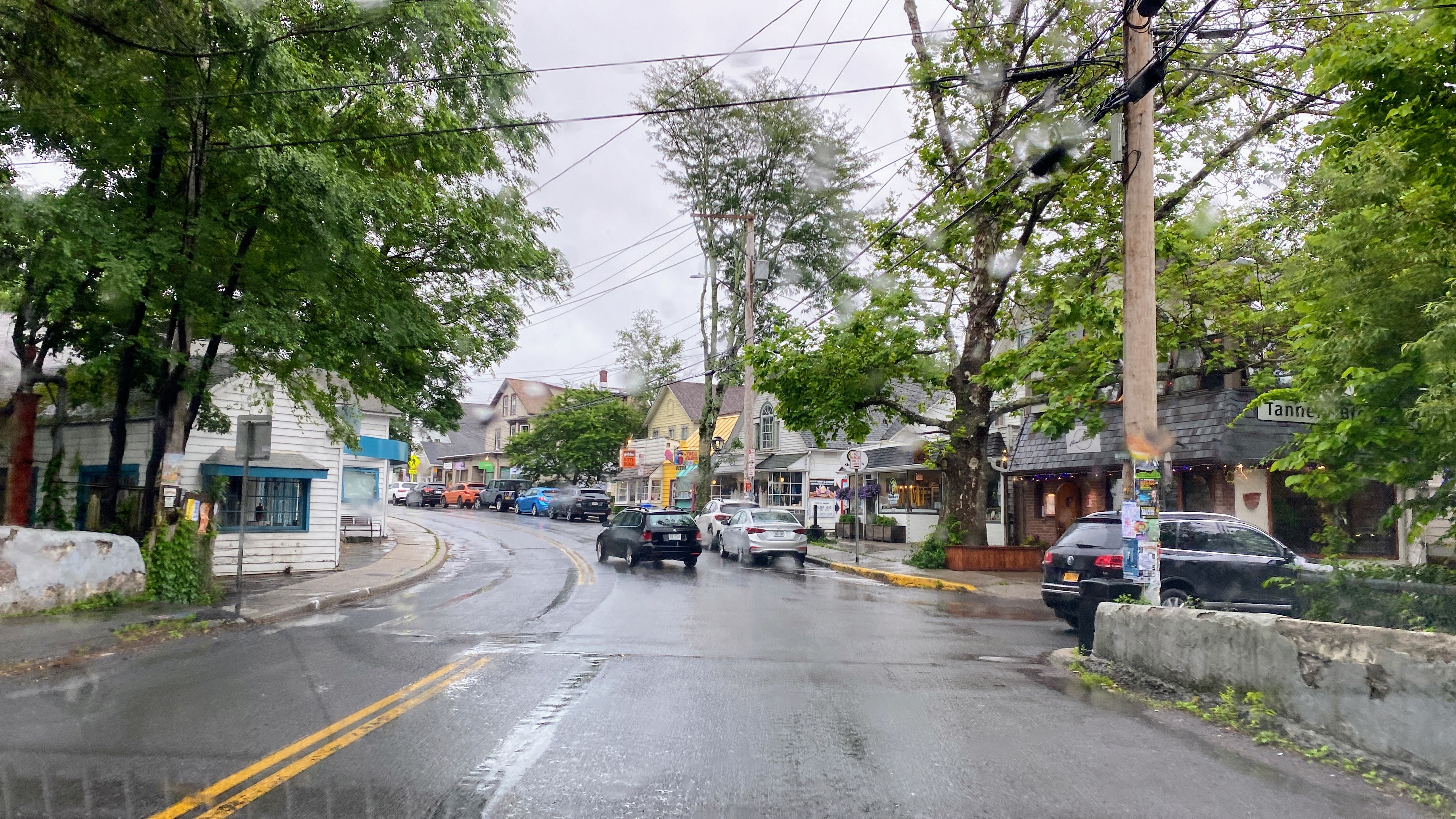 Driving through a small town in Upstate New York.